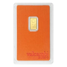 Load image into Gallery viewer, 1 gram Valcambi Gold Bar
