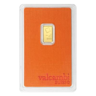 1 gram Valcambi Gold Bar