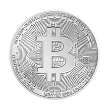 Load image into Gallery viewer, 1 oz Bitcoin Silver Coin