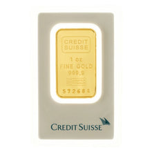 Load image into Gallery viewer, 1 oz Credit Suisse Gold Bar