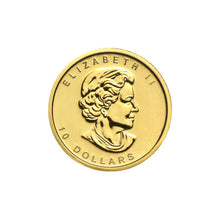Load image into Gallery viewer, 1/4 oz Random Year Canadian Maple Leaf Gold Coin