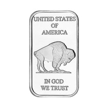 Load image into Gallery viewer, 1 oz Silvertowne Buffalo Silver Bar