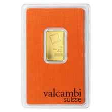Load image into Gallery viewer, 5 gram Valcambi Gold Bar
