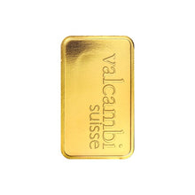 Load image into Gallery viewer, 5 gram Valcambi Gold Bar