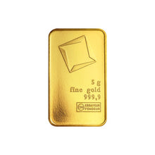Load image into Gallery viewer, 5 gram Valcambi Gold Bar