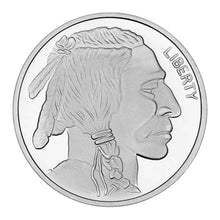 Load image into Gallery viewer, 1 oz Silvertowne Buffalo Silver Round