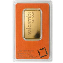 Load image into Gallery viewer, 1 oz Valcambi Gold Bar