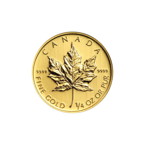 1/4 oz Random Year Canadian Maple Leaf Gold Coin