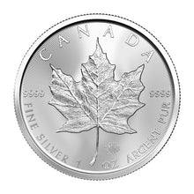 Load image into Gallery viewer, 1 oz 2022 Canadian Maple Leaf Silver Coin

