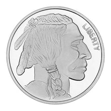 Load image into Gallery viewer, 1 oz Silvertowne Buffalo Silver Round
